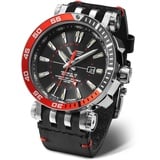 Vostok Europe Herren-Automatikuhr GMT Energia Rocket Schwarz NH34-575A717_BLK