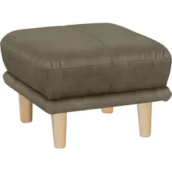 Fußhocker TRENDMANUFAKTUR "Cecilia", braun (schlamm), B:66cm H:44cm T:66cm, Hocker