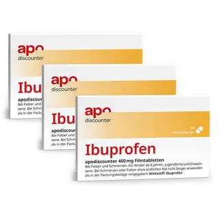 Ibuprofen 400 mg Schmerztabletten von apodiscounter