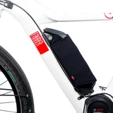 Fahrer Akkuschutz universal für Rahmen, schwarz