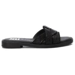 Xti für Damen. 14386602-NEGRO Sandalen 143866 schwarz (38), Wohnung, Wildleder, Keine, Lässig