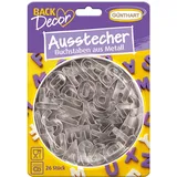 Günthart BackDecor Ausstecher Set 24 Groß Buchstaben Alphabet aus Metall, 1er Set