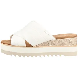 TOMS Diana Mule white canvas/woven detail 38,5
