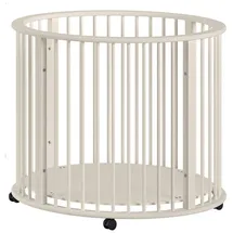 58 aufm Kessel LAUFGITTER rund Keira Buche Massivholz beige 3-fach höhenverstellbar | Gr.: onesize
