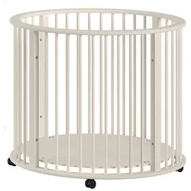 58 aufm Kessel LAUFGITTER rund Keira Buche Massivholz beige 3-fach höhenverstellbar | Gr.: onesize
