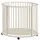 58 aufm Kessel LAUFGITTER rund Keira Buche Massivholz beige 3-fach höhenverstellbar | Gr.: onesize