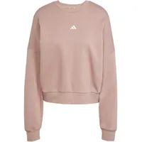 Adidas Damen Essentials Small Logo Feelcozy Sweatshirt warm Clay/White, XL