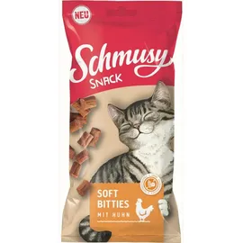 Schmusy Snack Soft Bitties mit Huhn 16 x 60 g