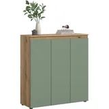 xonox.home Scarpa 105 x 111 x 37 cm Smoke Green/Evoke Oak