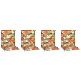 BEO Sitzauflage 98 x 46 x 8 cm beige 4-tlg.