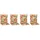 BEO Sitzauflage 98 x 46 x 8 cm beige 4-tlg.