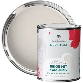 MissPompadour Holzfarbe Beige mit Kaschmir 1L Seidenmatte Möbelfarbe Innen & Außen