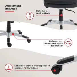 Duo Collection Theodor XXL Chefsessel schwarz