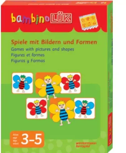 bambinoLÜK-Sets / bambinoLÜK-Set Kasten + Übungsheft/e / 3/4/5 Jahre: Spiele mit Bildern und Formen
