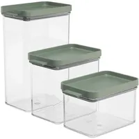 Mepal Omnia Vorratsdosen-Set grün 9,4 x 14,5 cm 0,7/1,1/2,0 l