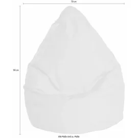 Sitting Point BeanBag Brava 70 x 90 cm tomate