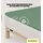 schlafgut Easy Spannbettlaken für Topper Jersey Elasthan 120 x 200 - 130  x 220 cm green mid