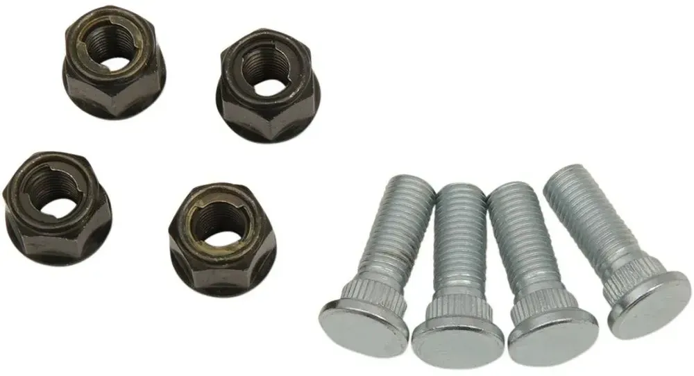 Moose Hard-parts 85-1005 Yamaha Yxr660fa Rhino 04-07 Muttern-und Bolzen-set Für Vorder-und Hinterrad - Silver - One Size