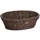 Westmark Saleen, Mehrzweck-Korb, Gastrotauglich, oval, 25,5 x 19 x 8 cm, Kunststofffaser, Dunkelbraun, 02056006101