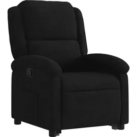 vidaXL Relaxsessel mit Aufstehhilfe Samt 56,1 x 82 x 75,7 cm Schwarz