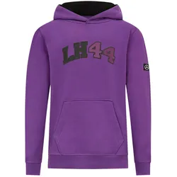 Mercedes-Benz AMG Petronas F1 Lewis-Hamilton-LH44 Hoodie nachhaltiges Mädchen und Jungen Kapuzen-Sweatshirt Formel 1 701222306 001 Lila - 128