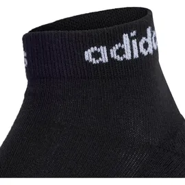 adidas Linear Cushioned Ankle Sneakersocken 12er Pack Schwarz 43-45