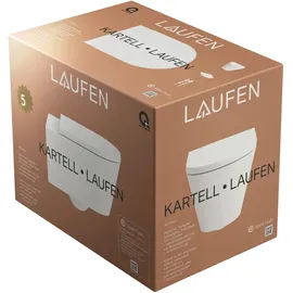 Laufen Kartell Wand-WC mit WC-Sitz Weiß