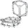 Hope F22 Flat Pedals silber