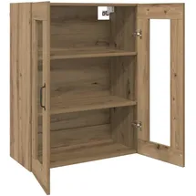vidaXL Wandmontierte Schränke 2 pcs Artisan-Eiche 69,5 x 34 x 90 cm