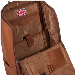 The Chesterfield Brand Rich Business-Rucksack Leder 45 cm Laptopfach braun