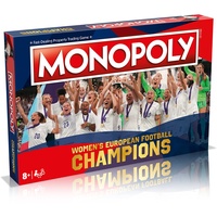 Winning Moves Monopoly Brettspiel für Damen, Europameisterin für Damen, begeben Sie Sich auf den Weg nach Wembley und erwerben Sie Beth Mead und Lucy Bronze und brüllen Sie Ihren Weg zum Sieg, tolles