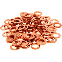 Bihr Unterlegscheiben aus Kupfer 10x16x1,5mm 100 Stück