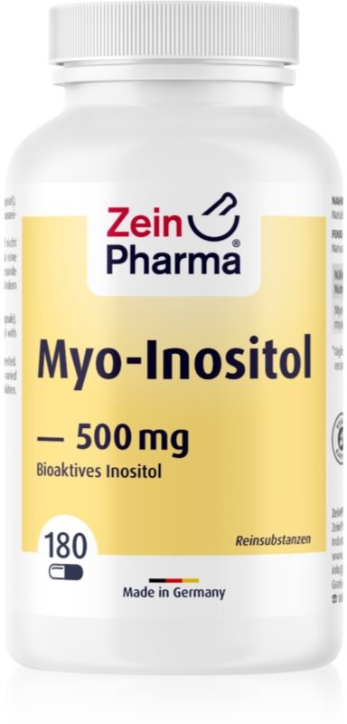 ZeinPharma Myo-Inositol 500 mg Kapseln zur Unterstützung des Stoffwechsels 180 KAP