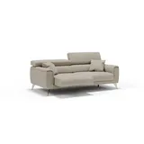 divani.store Linearsofa, Creme, Textil, 169x73x102 cm, Wohnzimmer, Sofas & Couches, Sofas
