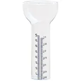 Generisch Regenmesser Glas 35 mm/m2 Niederschlagsmesser Garten mit Halterung Regenmesser Ersatzglas Frostsicher für Garten Regen Messbecher für Außen Regenmenge Messen Regenwassermesser (C)
