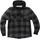 West Coast Choppers Hell Bent Flannel Kapuzenjacke - Charcoal / Black - 3XL