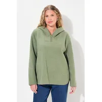 Ulla Popken Hoodie in salbeigrün | Gr.: 42-44