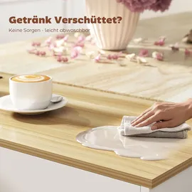 Homcom Kücheninsel Küchenwagen auf Rollen mit abklappbarer Arbeitsplatte, Ablage | Gr.: onesize