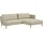 Schöner Wohnen SCHÖNER WOHNEN-Kollektion Ecksofa Pearl - 5 Jahre Hersteller-Garantie, auch in Bouclé L-Form, Maße (B/H/T): 270/71/160 cm, Füße aus Massivholz gelb