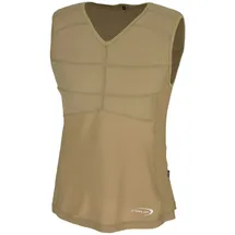 E.COOLINE Powercool SX3 Kühlshirt ärmellos Gr. XS sand - sekundenschnelle Aktivierung mit Wasser - stundenlange,trockene Kühlung für heiße Arbeitstage