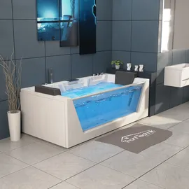 Tronitechnik MYKONOS Whirlpoolbadewanne 180 x 88 cm (UBA147ARA2V-01)