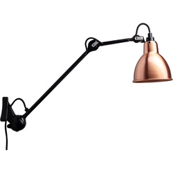 Lampe Gras - 222 Wandleuchte Schwarz/Kupfer Lampe Gras - cm