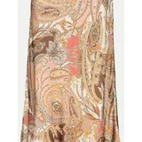 Monari Maxirock Damen Paisleymuster Braun 38