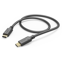 Hama Ladekabel USB-C/USB-C 1m Schwarz