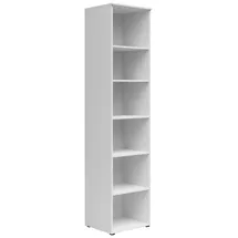 Bücherregal 45 x 40 x 195 cm Weiß