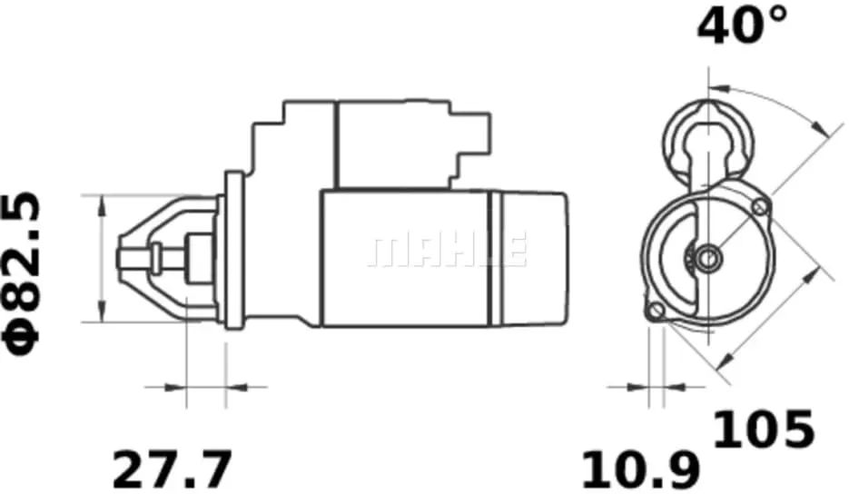 Starter MAHLE MS 658