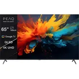 PEAQ PTV 65GQU-5024C 65'' Google QLED TV (65 Zoll / 164 cm, 4K, SMART TV)