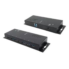 Exsys EX-1188HMS-3 USB 3.2 Gen 1 (3.1 Gen 1) Type-B 5000 Mbit/s Schwarz (EX-1188HMS-3) - Schwarz