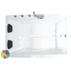 2-Personen-Badewanne Zenpool Model Anne, 190x140cm, RAL Farbe nach Wunsch