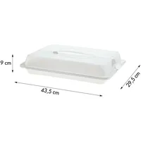 Rotho John Partybutler weiß 43,5 x 29,5 x 9,0 cm